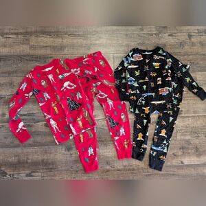 Star Wars Kids Pajama Set - Red and Black